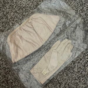 Clutch and Matching gloves.